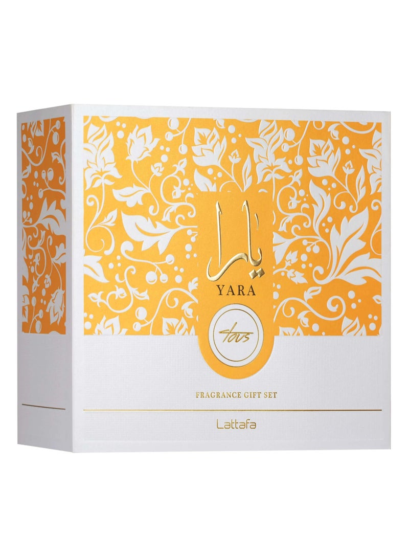 Lattafa Gift Set – Yara Tous 100Ml – 12ml – Hairmist - Image 3